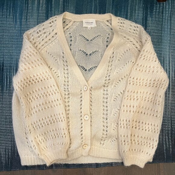 Sezane Dereck Cardigan/Jumper - Picture 2 of 8